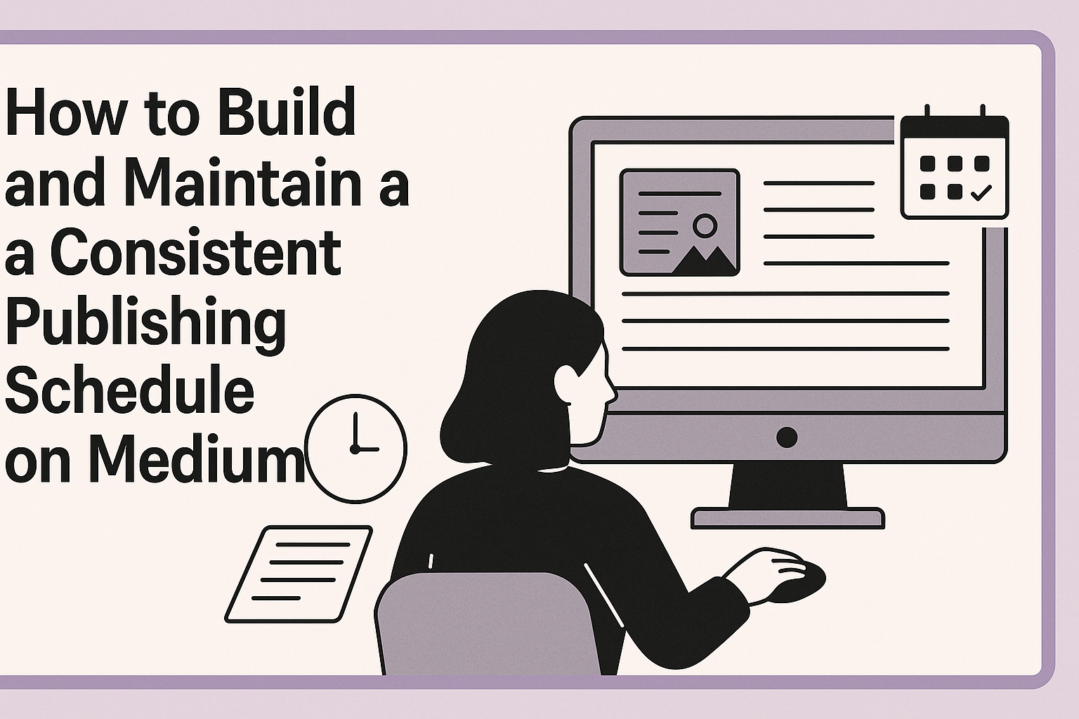 How to Build and Maintain a Consistent Publishing Schedule on Medium