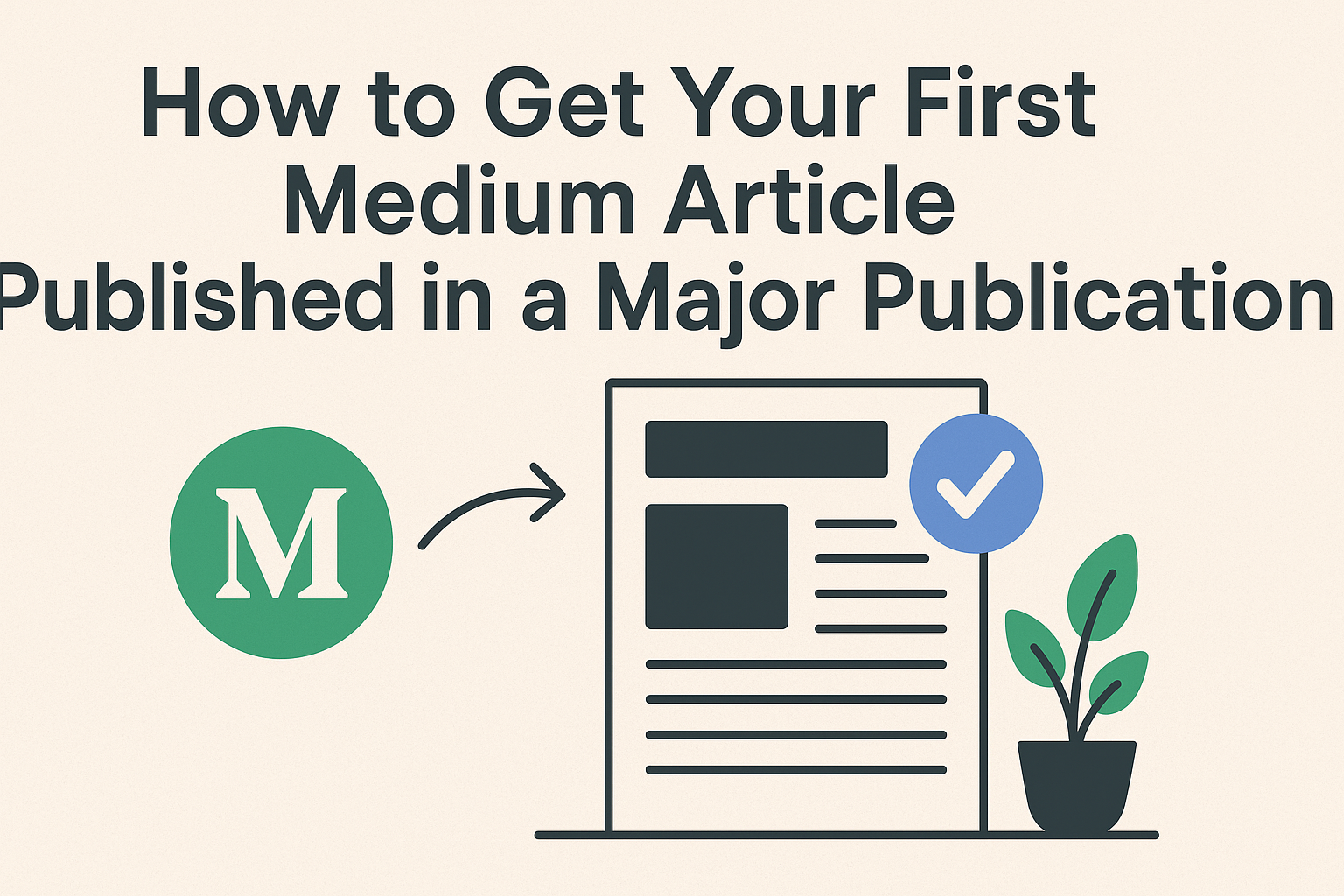 How to Get Your First Medium Article Published in a Major Publication