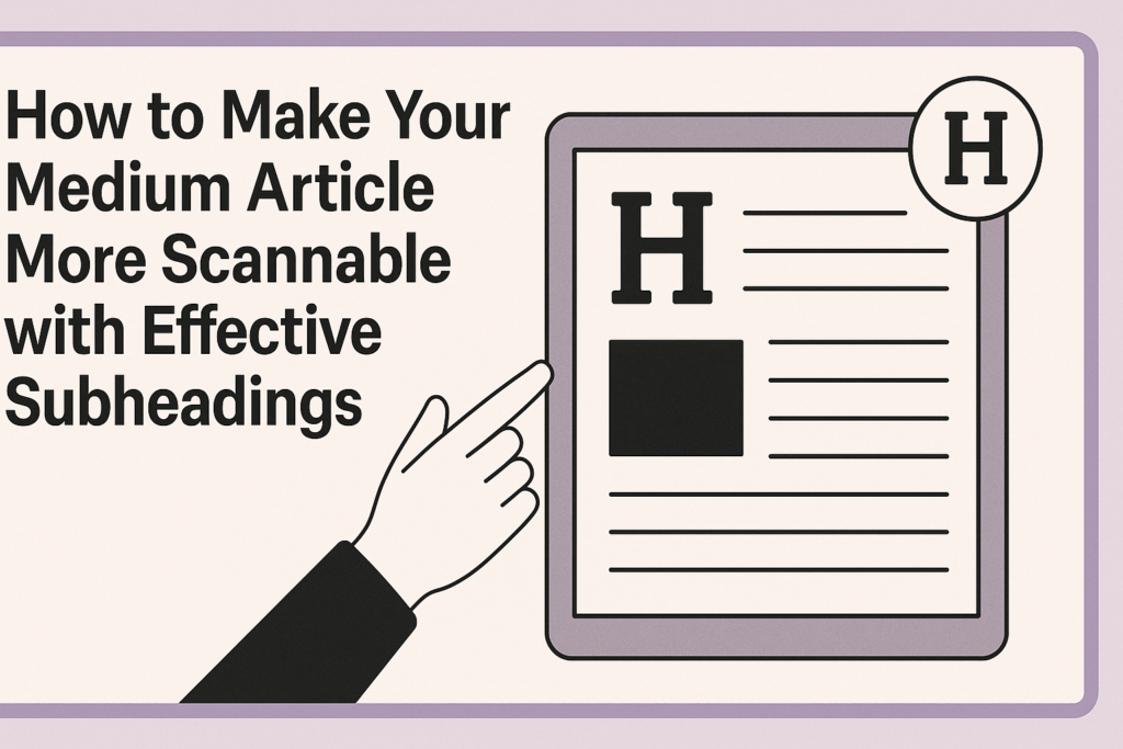 How to Make Your Medium Article More Scannable with Effective ...