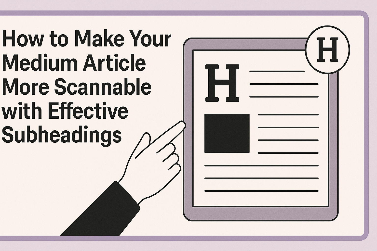 How to Make Your Medium Article More Scannable with Effective Subheadings