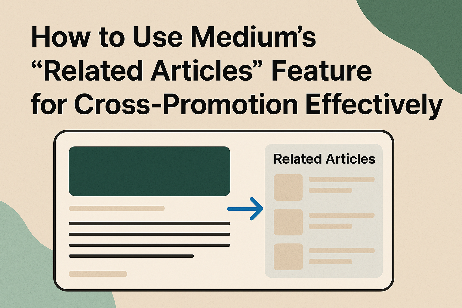 How to Use Medium’s “Related Articles” Feature for Cross-Promotion Effectively